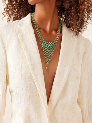 Kaleidoscope 18k Gold Emerald Necklace