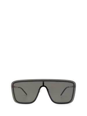 Saint Laurent Eyewear Mask Frame Sunglasses