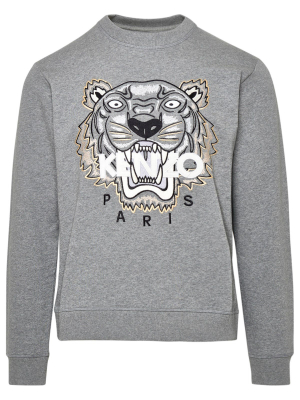 Kenzo Tiger Logo Embroidered Sweatshirt