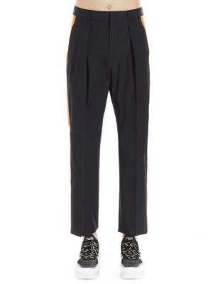 Valentino Contrasting Trim Trousers