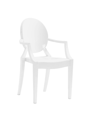 Set Of 4 Modern Dining Chair White - Zm Home