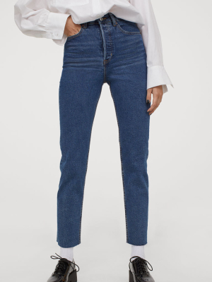 Mom High Ankle Jeans