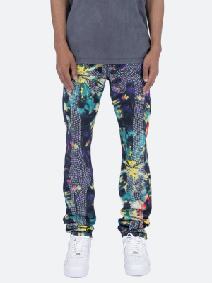 D190 Skeleton Straight Denim - Multi