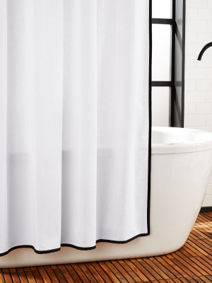 Capri Border Shower Curtain