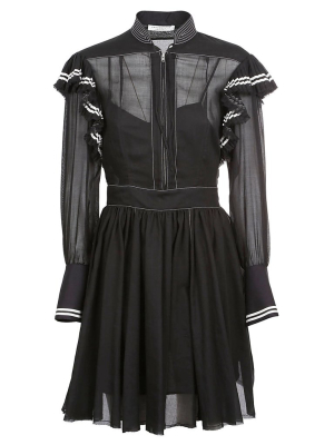 Philosophy Di Lorenzo Serafini Bordered Mini Dress