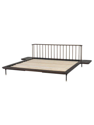 District Eight Distrikt Bed King Bed - Smoked