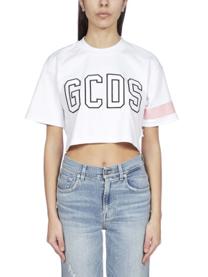 Gcds Logo Cropped T-shirt