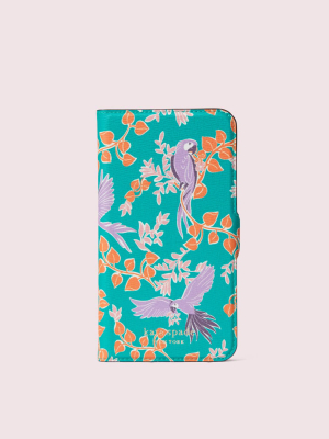 Bird Party Iphone 11 Magnetic Wrap Folio Case