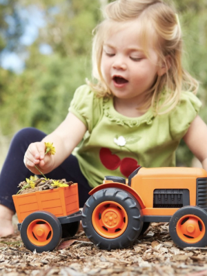 Eco-friendly Toy Tractor - Orange