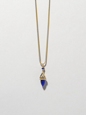 Lapis Drop Pendant