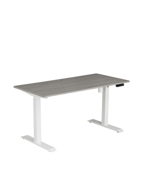 Automatic Sit To Stand Desk Gray - Techni Mobili