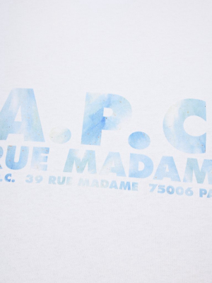 A.p.c Logo Printed T-shirt