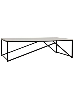 Molimo Coffee Table W/ Black Metal