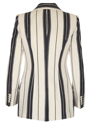 Alexander Mcqueen Striped Blazer