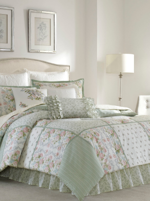 Green Harper Comforter Set - Laura Ashley