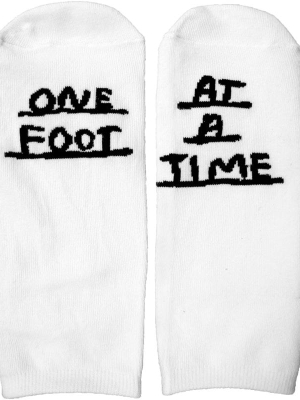 Limited Edition One Foot At A Time Socks