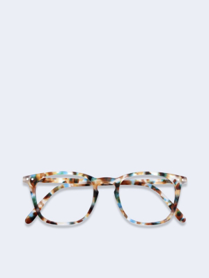 Reading Glasses #e Blue Tortoise Soft