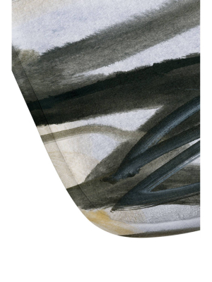 Iris Lehnhardt Abstract And Minimal Memory Foam Bath Mat Blue - Deny Designs