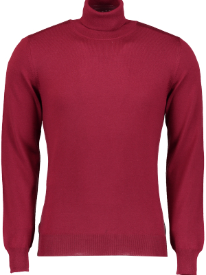 Merino Turtleneck Burgundy