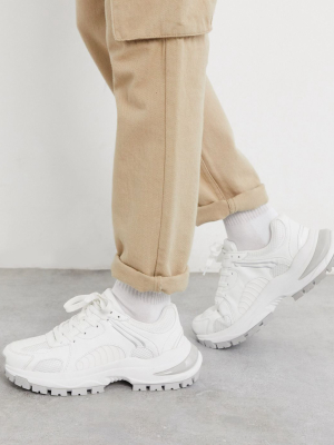 Asos Design Sneakers With Chunky Sole