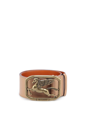 Etro Logo Plaque Belt