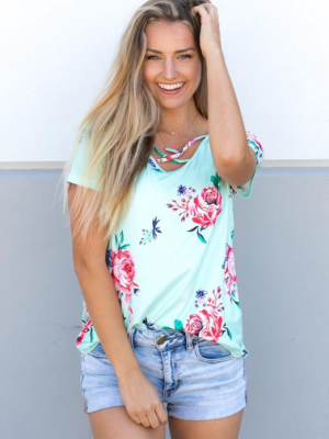 Criss Cross Top - Mint