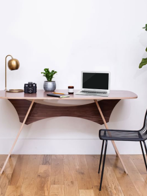 Simbly Desk / Kitchen Table - Walnut