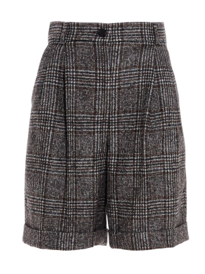 Dolce & Gabbana Tartan Tailored Shorts