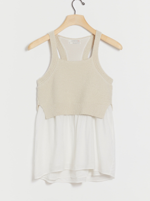 Jenna Knit Babydoll Tank