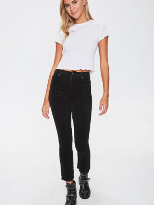 Frayed Ankle Pants