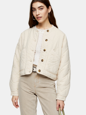 Sand Lightweight Quilted Jacket