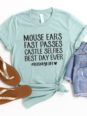 Mouse Ears Best Day Ever Graphic Tee