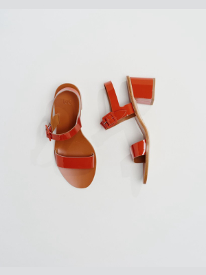 Altea Sandal Safron Patent