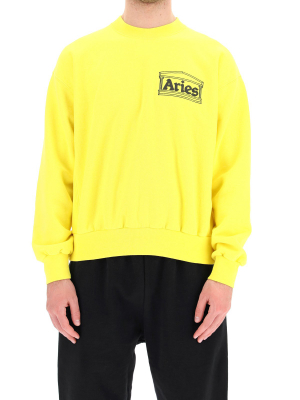 Aries Classic Temple Crewneck Sweatshirt