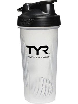 Tyr Blender Water Bottle Clear 28oz Bpa And Phthalate Free Plastic Non-bike