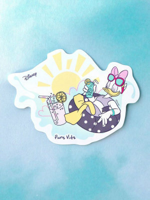 Disney Daisy Duck Lounging Sticker