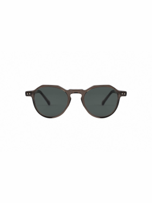 Lesca Icon Round Frame Sunglasses