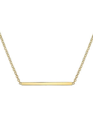 Straight Bar Necklace