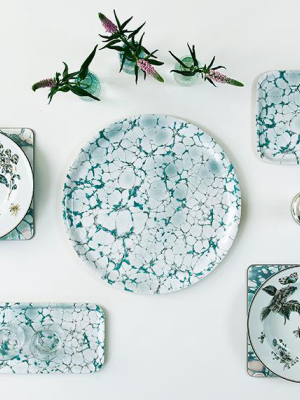 Marble Mint Round Tray By Studio Formata