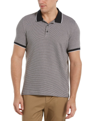 Tri-color Jacquard Polo