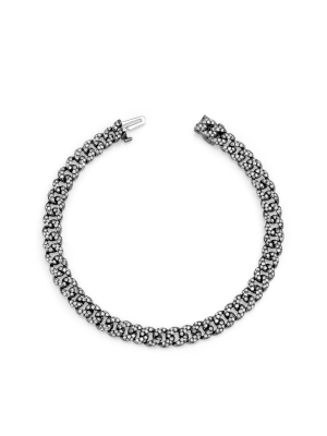 Shay Jewelry Mini Pave Black Diamond Bracelet