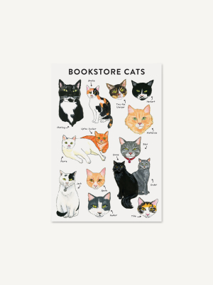 Bibliophile Flexi Journal: Bookstore Cats