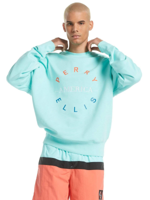 Circle Logo Fleece Crew Sweatshirt