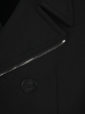 Neil Barrett Travel Zip Double Breasted Coat