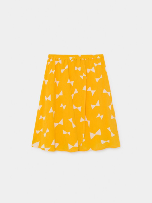 Bobo Choses All Over Bow Wrap Midi Skirt