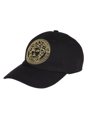 Versace Medusa Embroidered Baseball Cap