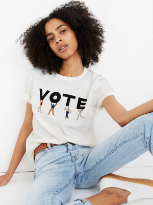 Vote Graphic Tomboy Tee