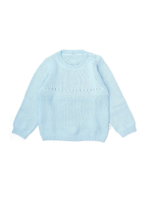 Stella Mccartney Kids Dog Knit Crewneck Jumper