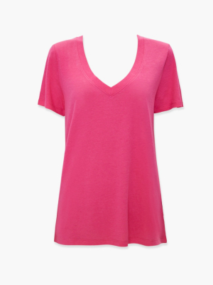 Basic Cotton-blend Tee