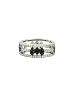 Pavé Teardrop 3-stack Ring